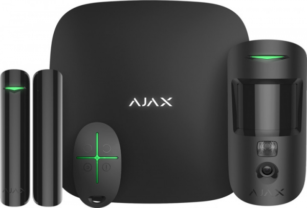 Комплект охранной сигнализации «Ajax» HubKit 2 черный